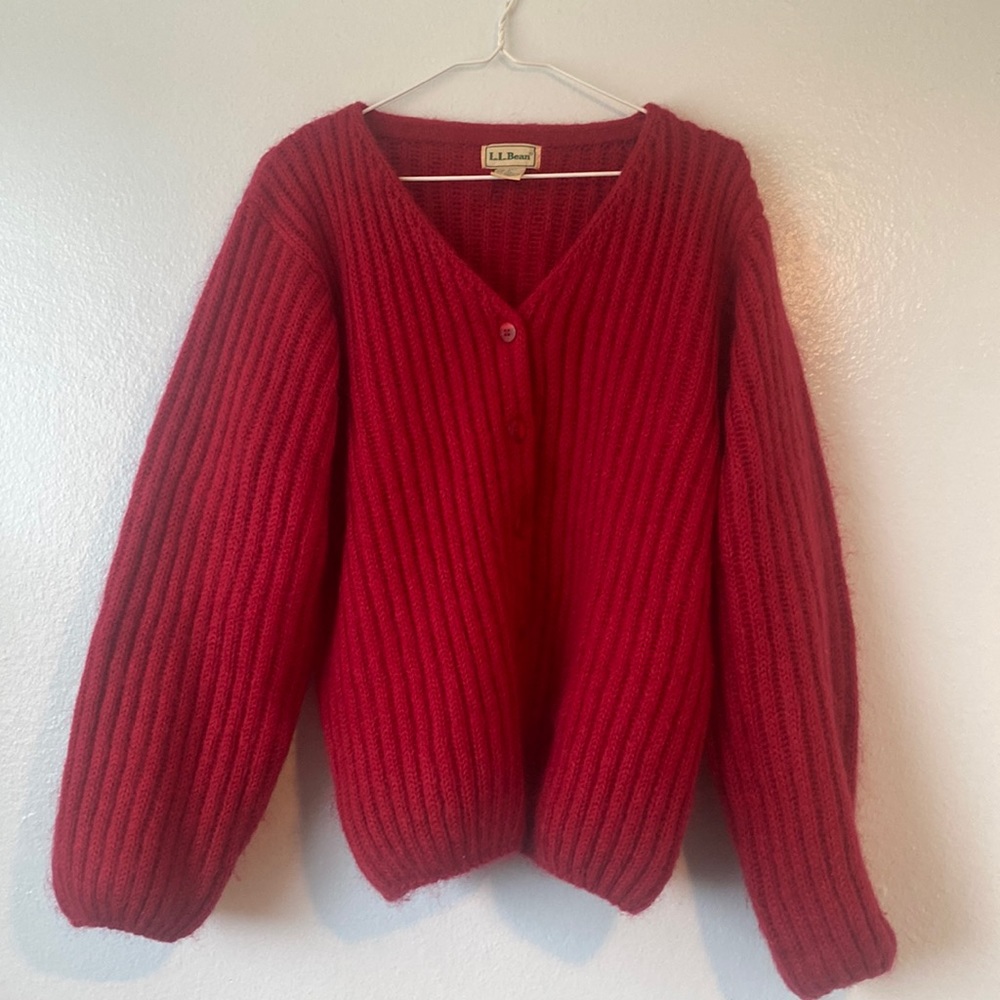 Vintage LL Bean Cardigan - Mohair Wool
